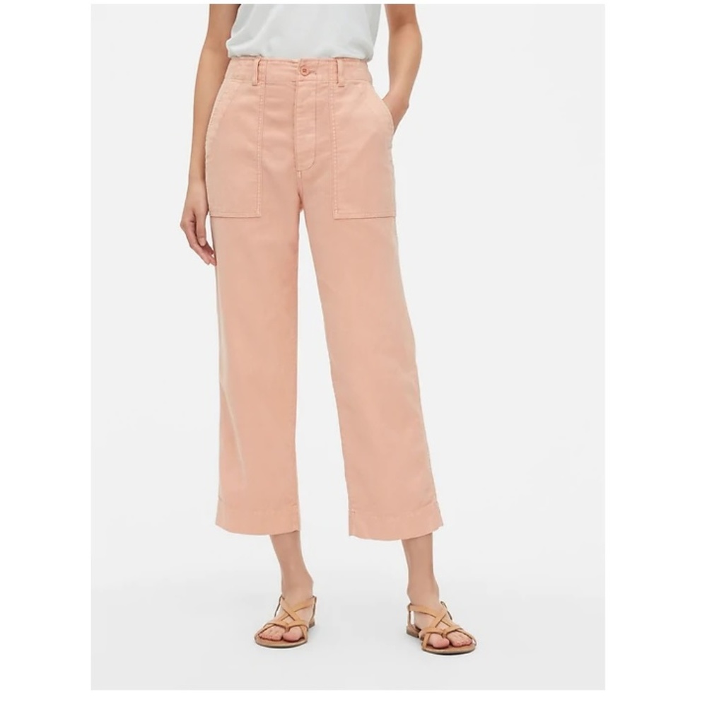 Gap NWT High Rise Straight Crop Chinos Sz 4P v245